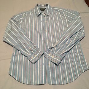 Lauren Ralph Lauren, Blue bottom down blouse